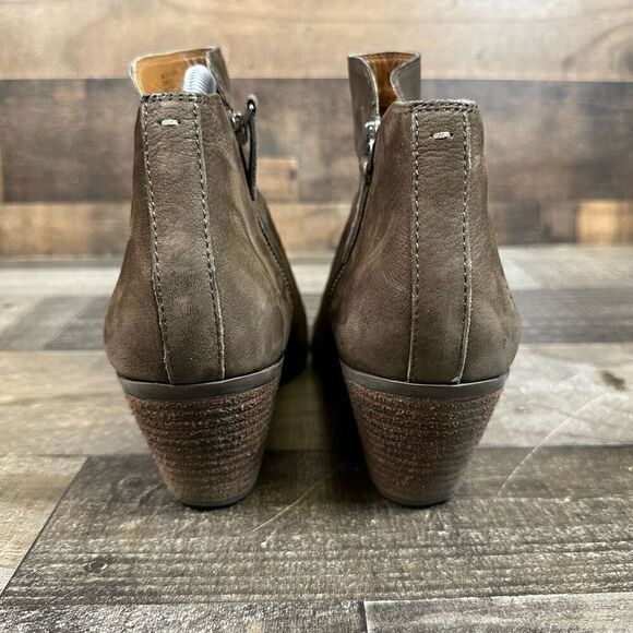 FRYE judith ankle booties womens size 10 brown suede - Picture 6 of 11